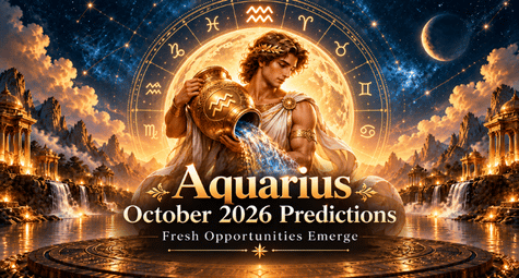 Aquarius October 2026 Horoscope: Career, Love, Finance & Health