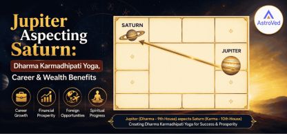 Jupiter Aspecting Saturn: Dharma Karmadhipati Yoga Jupiter Aspecting Saturn: Dharma Karmadhipati Yoga
