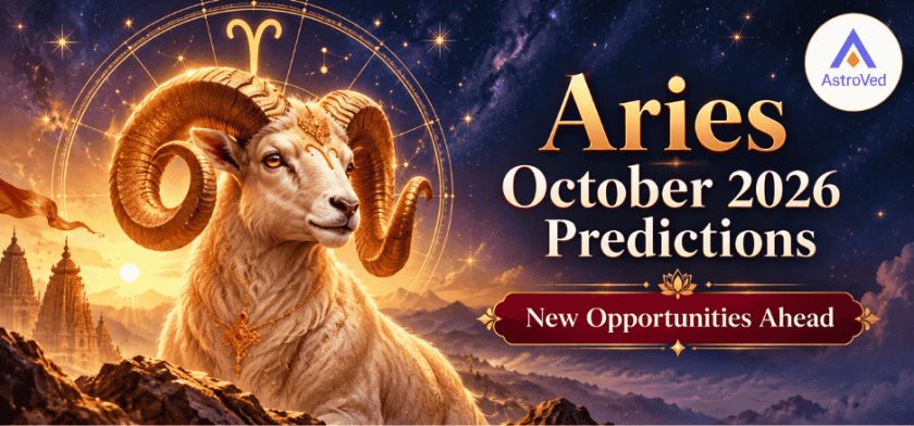 Aries October 2026 horoscope predictions for career, love, finance and health