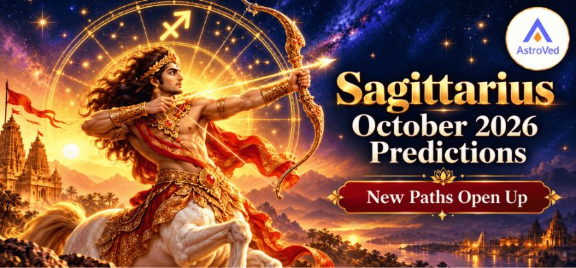 Sagittarius October 2026 horoscope predictions for career, love, finance and health