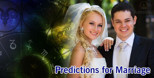 Astrology Predictions for Marriage
