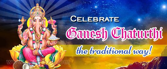 Celebrate Ganesh Chaturthi the traditional way! Celebrate Ganesh Chaturthi the traditional way!