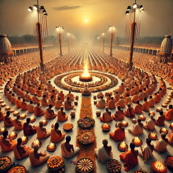 Adi Rudra Homam (Havan) Performed By 108 Pandits