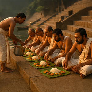 Brahmana Bhojanam with Dakshina at Rameshwaram