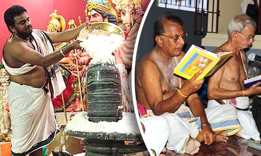 4-Priest Sri Rudram and Chamakam Chanting with Anna Abishekam 4-Priest Sri Rudram and Chamakam Chanting with Anna Abishekam