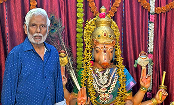 Rare opportunity: Sponsor a living deity energized by Dr. Pillai