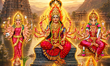 Aadi Goddess Month: 1 Divine Mother. 30 Sacred Forms.