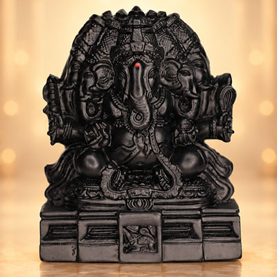 4-Inch Karungal Ganesha Statue